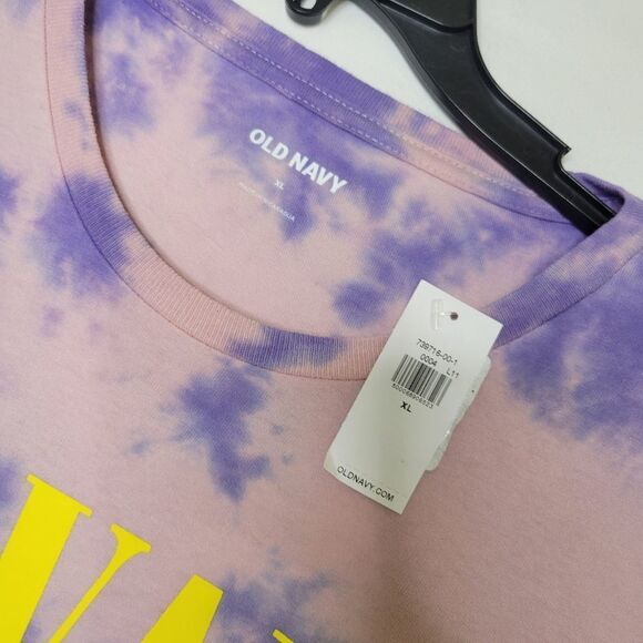 NEW XL UNISEX NIRVANA LONG SLEEVE PINK PURPLE TIE DYE TSHIRT MENS WOMENS NWT - Picture 6 of 9